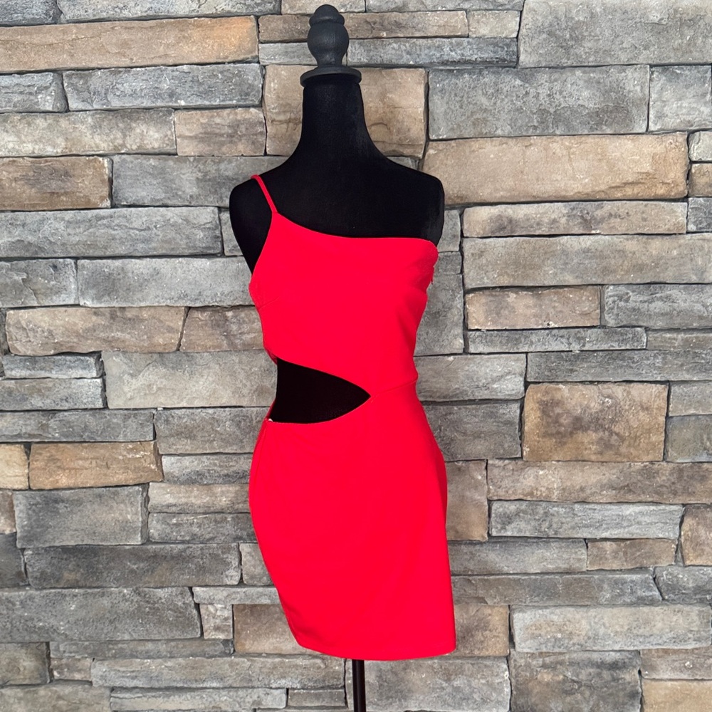 SEXY SEXY SEXY- Vibrant Red B Darlin Body Con dress